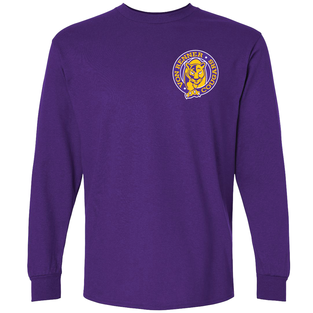Longsleeve Tee Purple: Youth & Adult