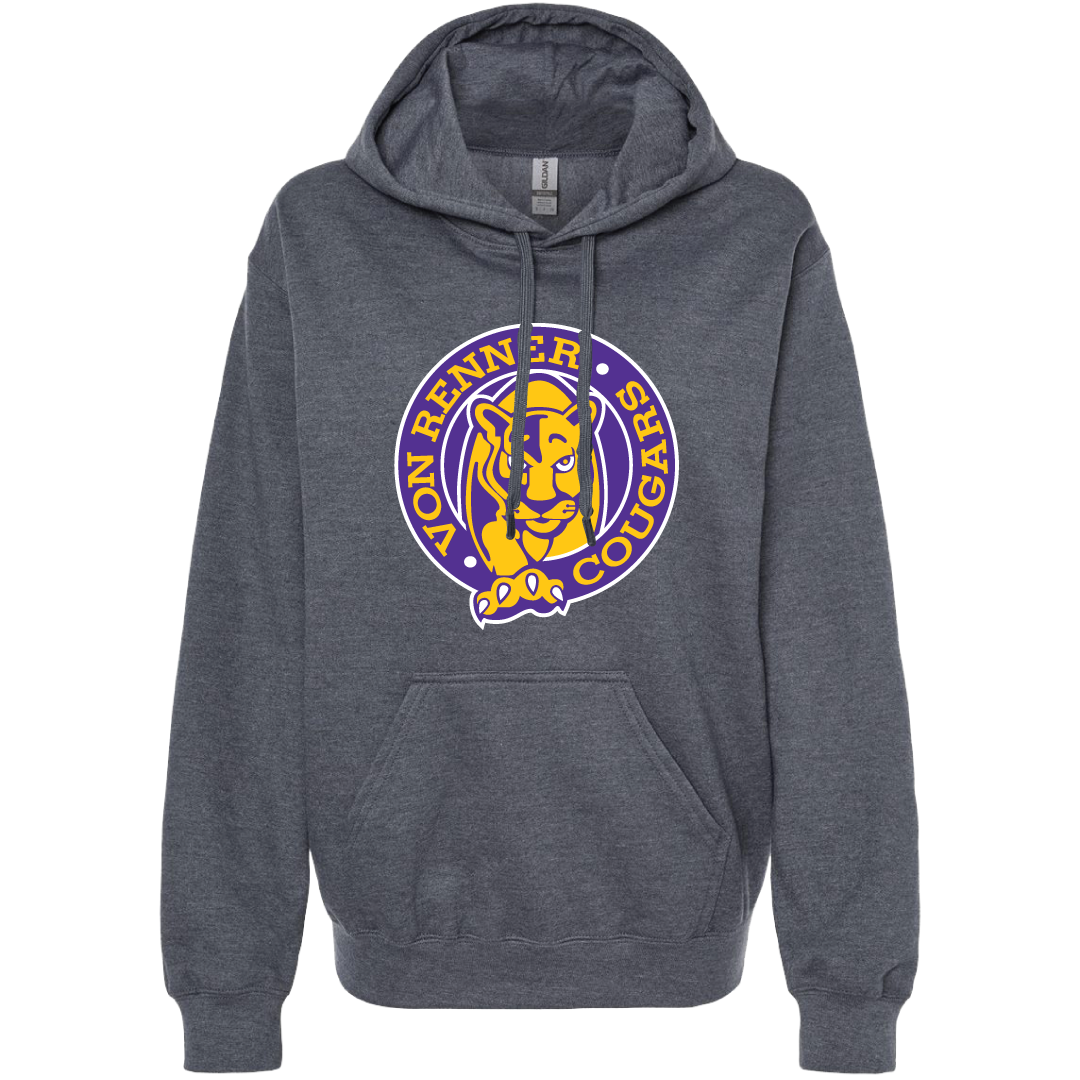 Pullover Hoodie Dark Heather Grey: Youth & Adult